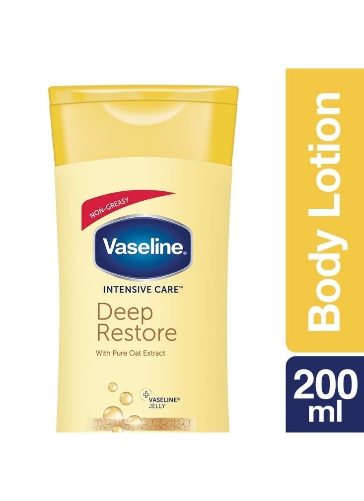 Vaseline Intensive Care Deep Restore Body Lotion with Pure Oat Extract for Long-Lasting Moisturization - Image 2